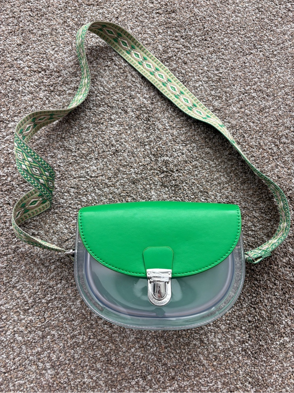 Green western crossbody new